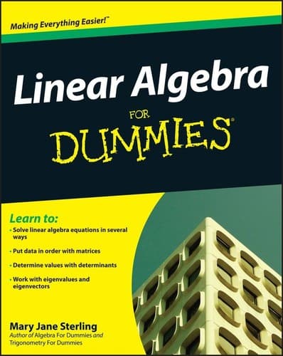 Tapa de Algebra for dummies
