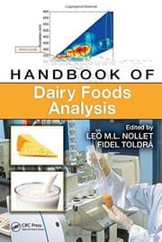 Tapa de Handbook of dairy foods analysis