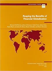 Tapa de Reaping the benefits of financial globalization