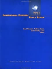 Tapa de International economic policy review