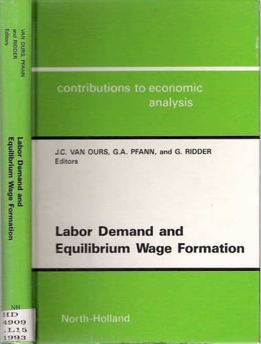 Tapa de Labor demand and equilibrium wage formation