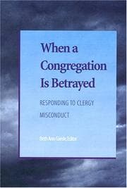 Tapa de When a congregation is betrayed
