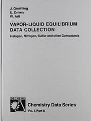 Tapa de Vapor-liquid equilibrium data collection caroxylic acids, anhydrides, esters