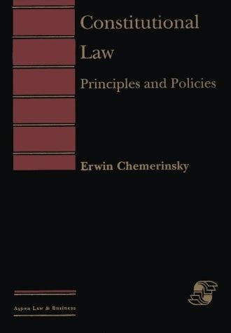 Tapa de Constitutional law