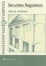 Tapa de Securities regulations