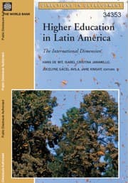 Tapa de Higher education in Latin America : the international dimension