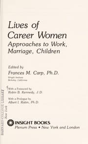 Tapa de Lives of career women