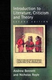 Tapa de Introduction to Literature, Criticism and Theory
