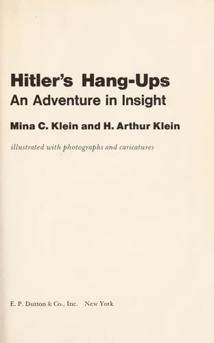 Tapa de Hitler's hang-ups