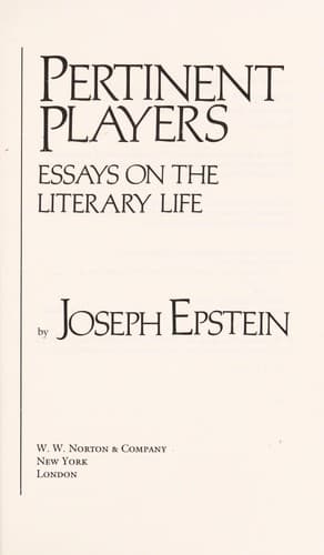 Tapa de Pertinent players