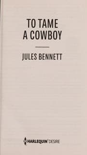 Tapa de To Tame A Cowboy