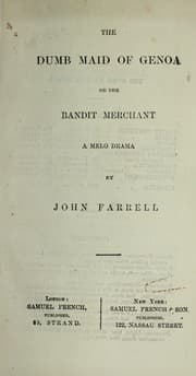 Tapa de The dumb maid of Genoa, or, The bandit merchant