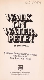 Tapa de Walk on water, Pete!