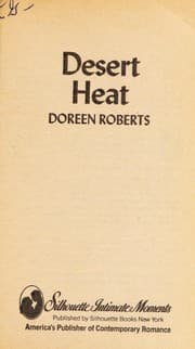 Tapa de Desert Heat (Silhouette Intimate Moments No. 319) (Intimate Moments, No 319)