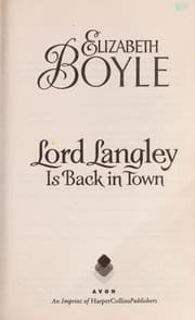 Tapa de Lord Langley is back in town