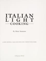 Tapa de Italian light cooking