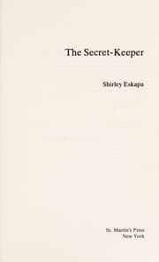 Tapa de The secret keeper