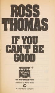 Tapa de If you can't be good