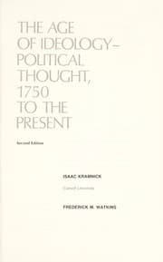 Tapa de The age of ideology