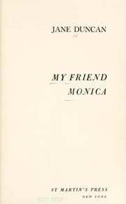 Tapa de My Friend Monica