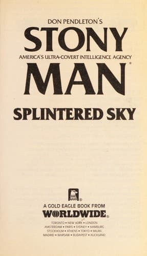 Tapa de Splintered sky