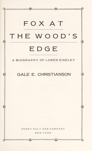 Tapa de Fox at the wood's edge
