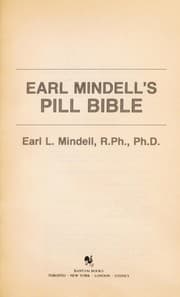 Tapa de Earl Mindell's Pill bible