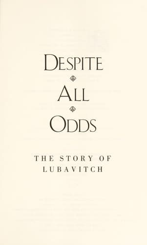 Tapa de Despite all odds