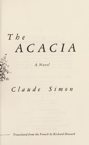 Tapa de The acacia