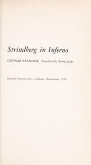 Tapa de Strindberg in inferno