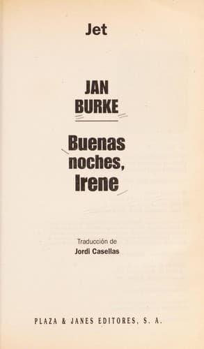 Tapa de Buenas noches, Irene