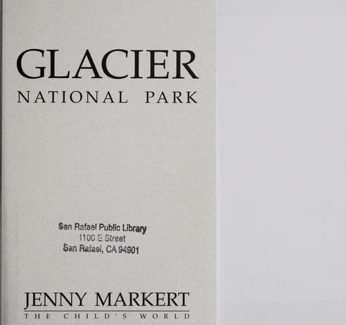 Tapa de Glacier National Park