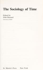 Tapa de The Sociology of time