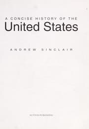 Tapa de A concise history of the United States