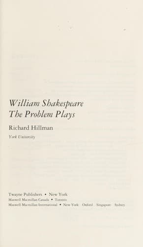Tapa de William Shakespeare
