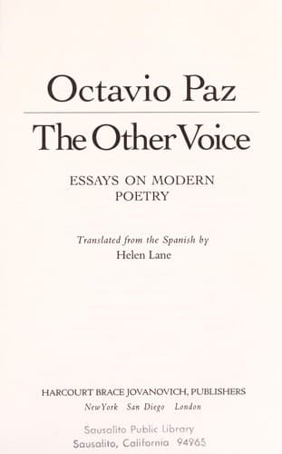 Tapa de The other voice