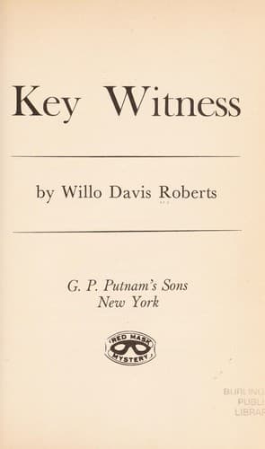Tapa de Key witness
