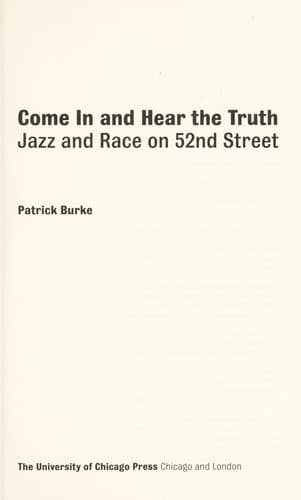 Tapa de Come In and Hear the Truth