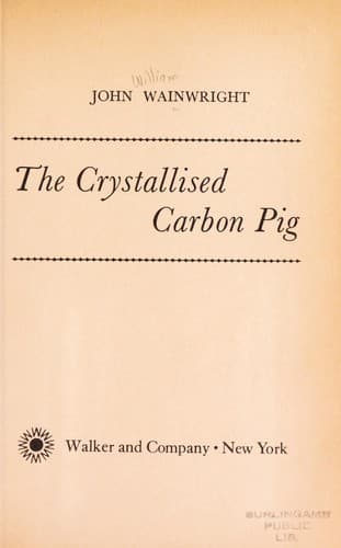 Tapa de The crystallised carbon pig