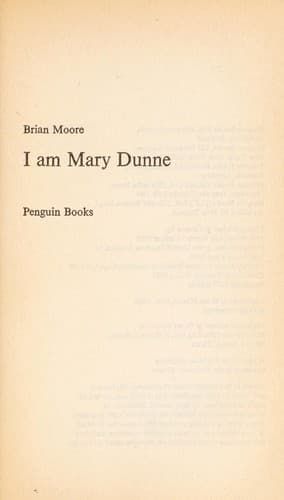 Tapa de I am Mary Dunne