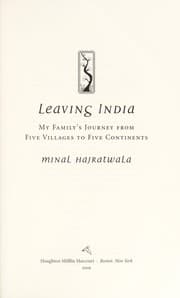 Tapa de Leaving India