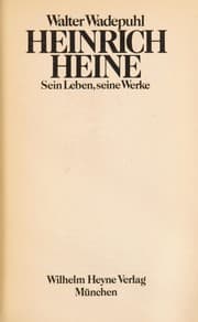 Tapa de Heinrich Heine