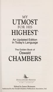 Tapa de My utmost for His Highest