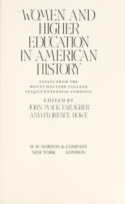 Tapa de Women and higher education in American history