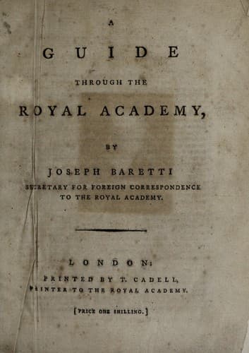 Tapa de A guide through the Royal Academy