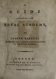 Tapa de A guide through the Royal Academy