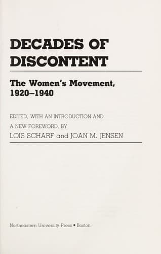 Tapa de Decades of discontent
