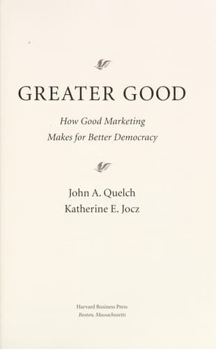 Tapa de Greater good