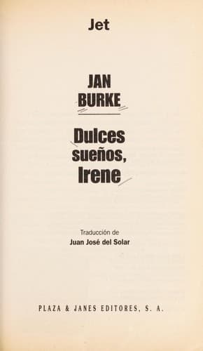 Tapa de Dulces suen os, Irene