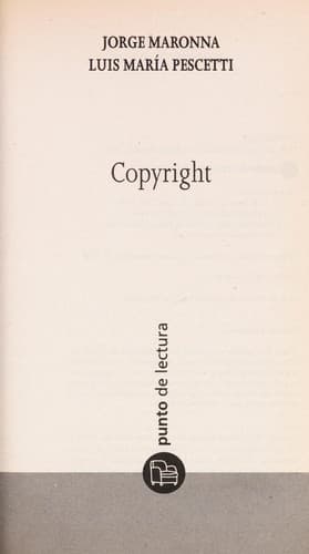 Tapa de Copyright